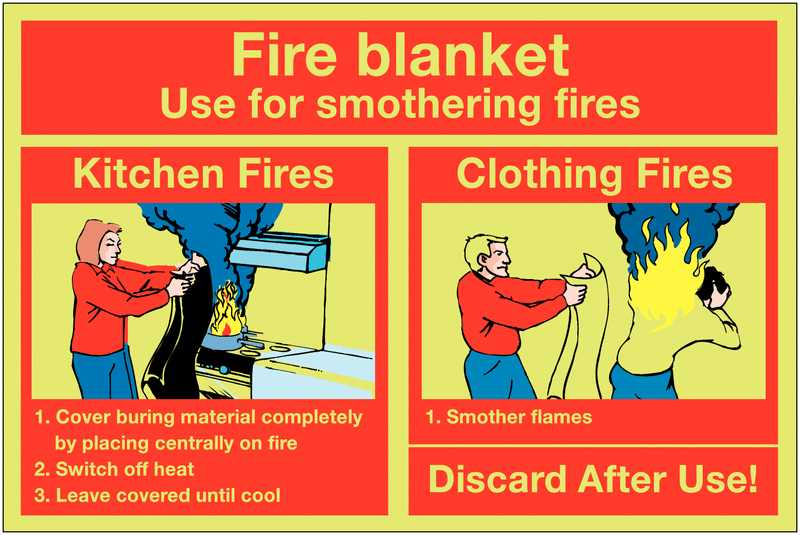 How to use fire blankets